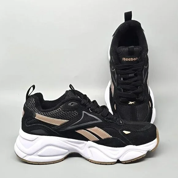 Reebok Shoes Reebok Royal Charge Black Rose Gold Sneakers